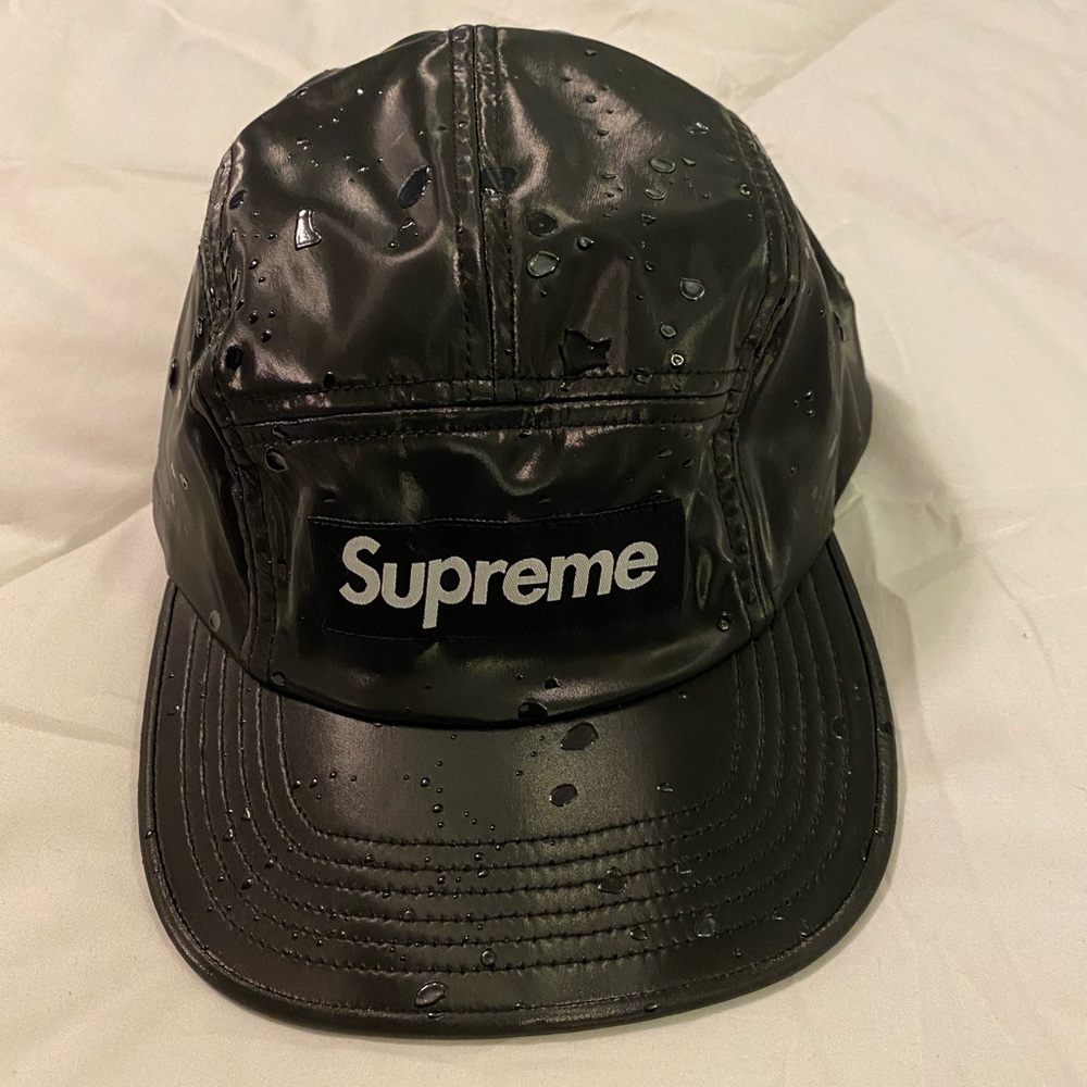 Supreme splatter camp cap - Black